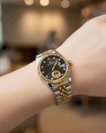 Cosmos Crystal Marker Women's Two-Tone Watch