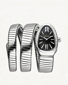 Cosmos Crystal Bezel Wrap Watch