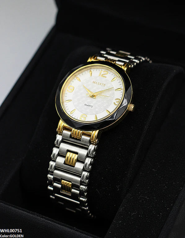 Cosmos Masate Quartz Dress Watch | Stainless Steel Band | Sophisticated Timepiece
