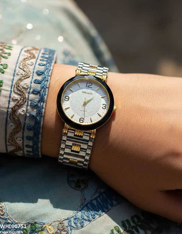 Cosmos Masate Quartz Dress Watch | Stainless Steel Band | Sophisticated Timepiece