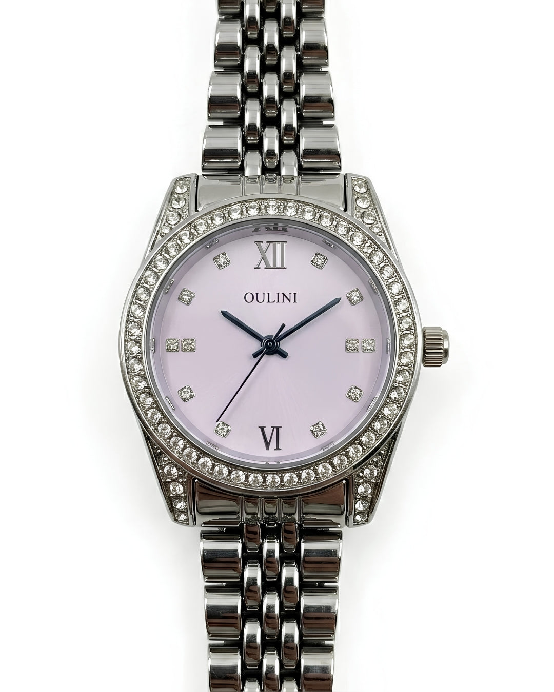 Cosmos Silver Round Women Watch