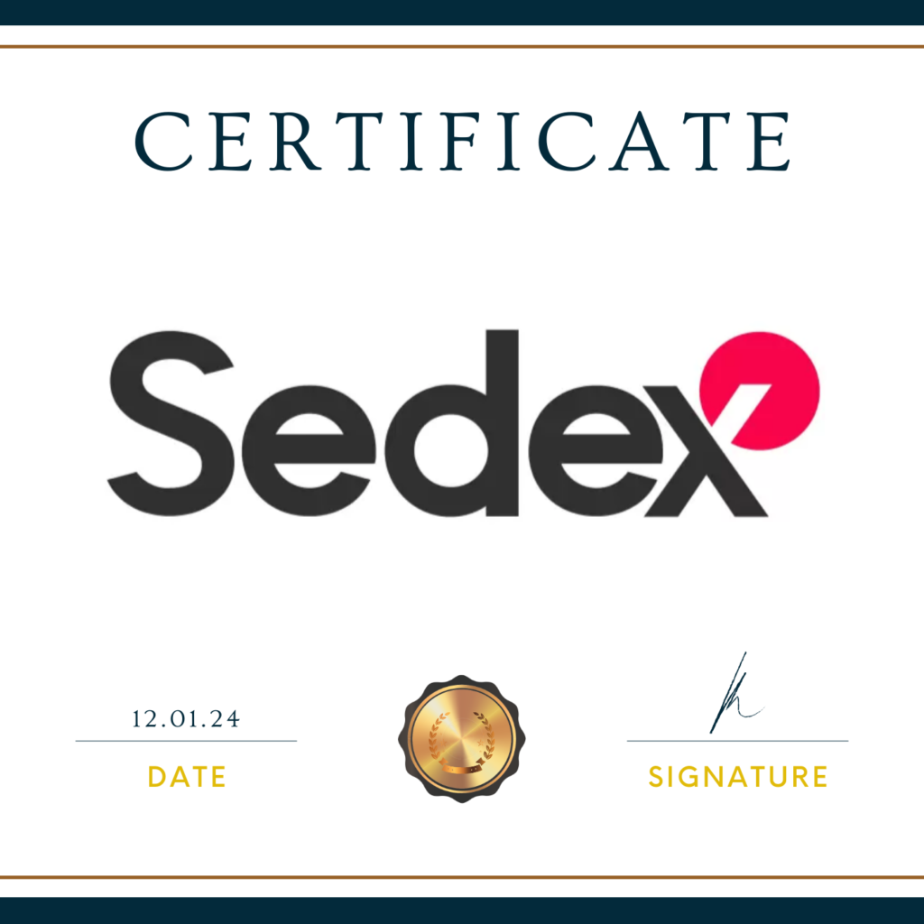 Sedex Smeta certification